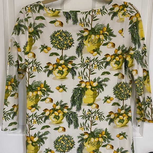 Talbots Lemon Tee NWOT - Picture 8 of 10